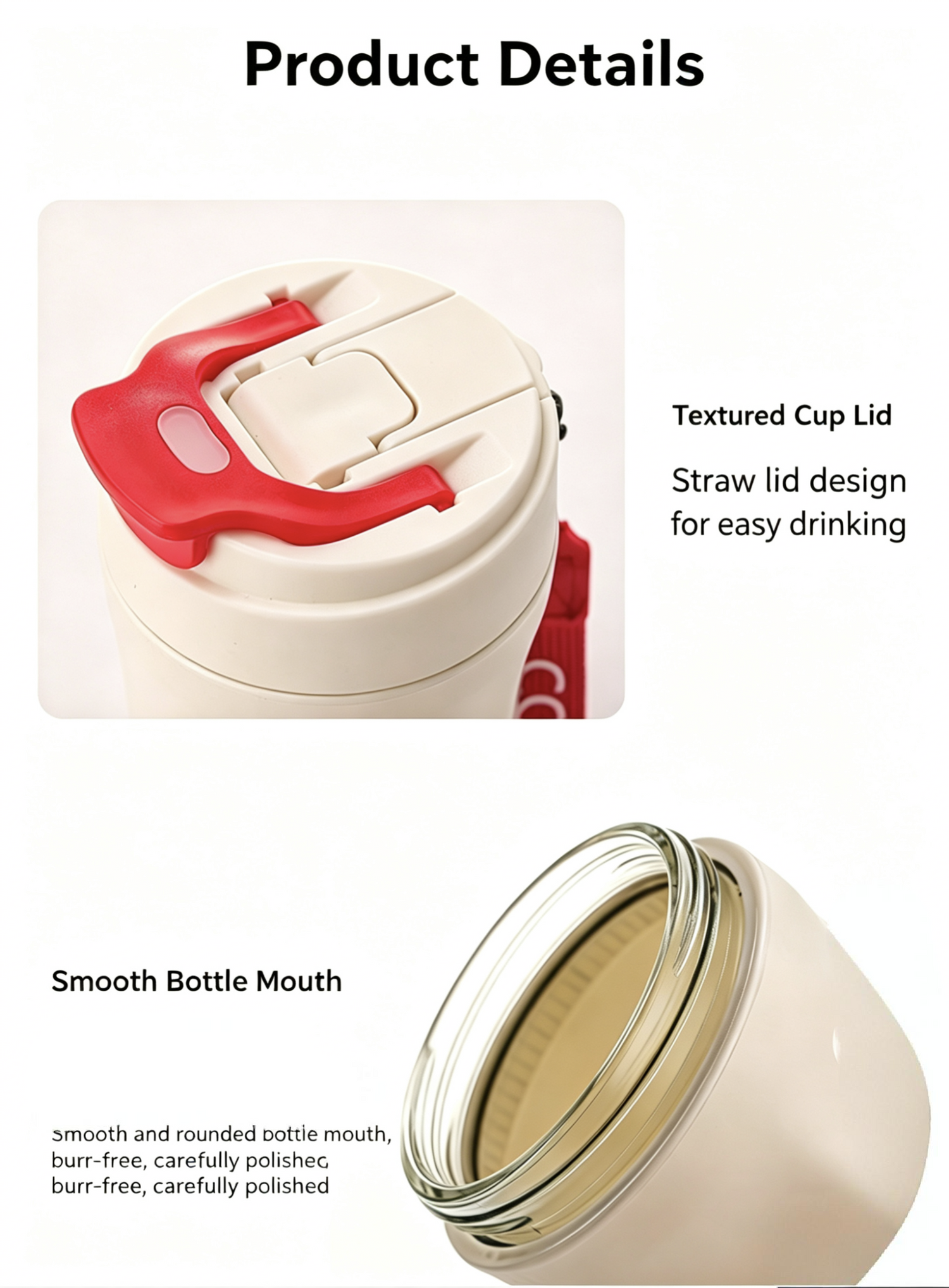 Double-Walled Portable Glass Coffee Mug For Home Use